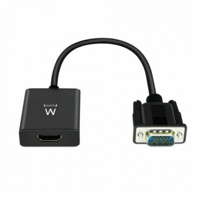 CONVERSOR EWENT VGA M TO HDMI F 0.2M