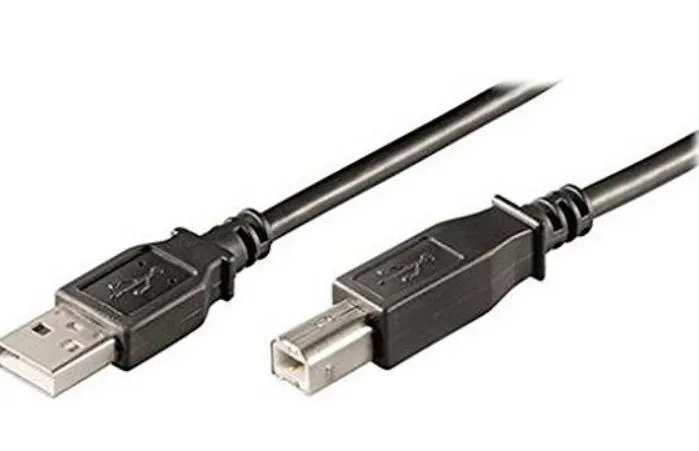 CABO USB-A 5MT (M) PARA USB-B (M) PRETO EWENT