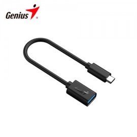 ADAPT COM CABO GENIUS USB-C 3.0 (M) PARA USB-A(F)