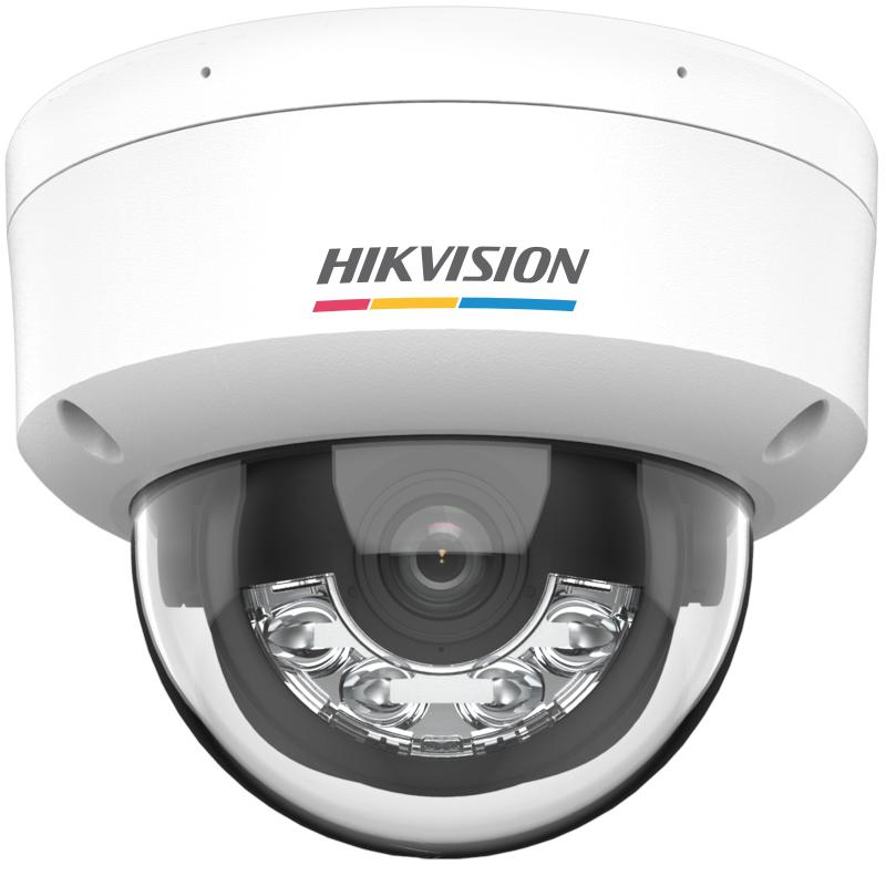 4 MP ColorVu com Smart Hybrid Light Fixed Dome Network Camera 2.8mm