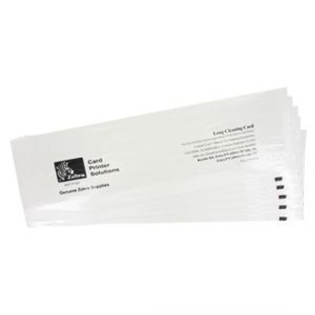 ZEBRA CLEANING CARD KIT ZC300, 5 CARDS