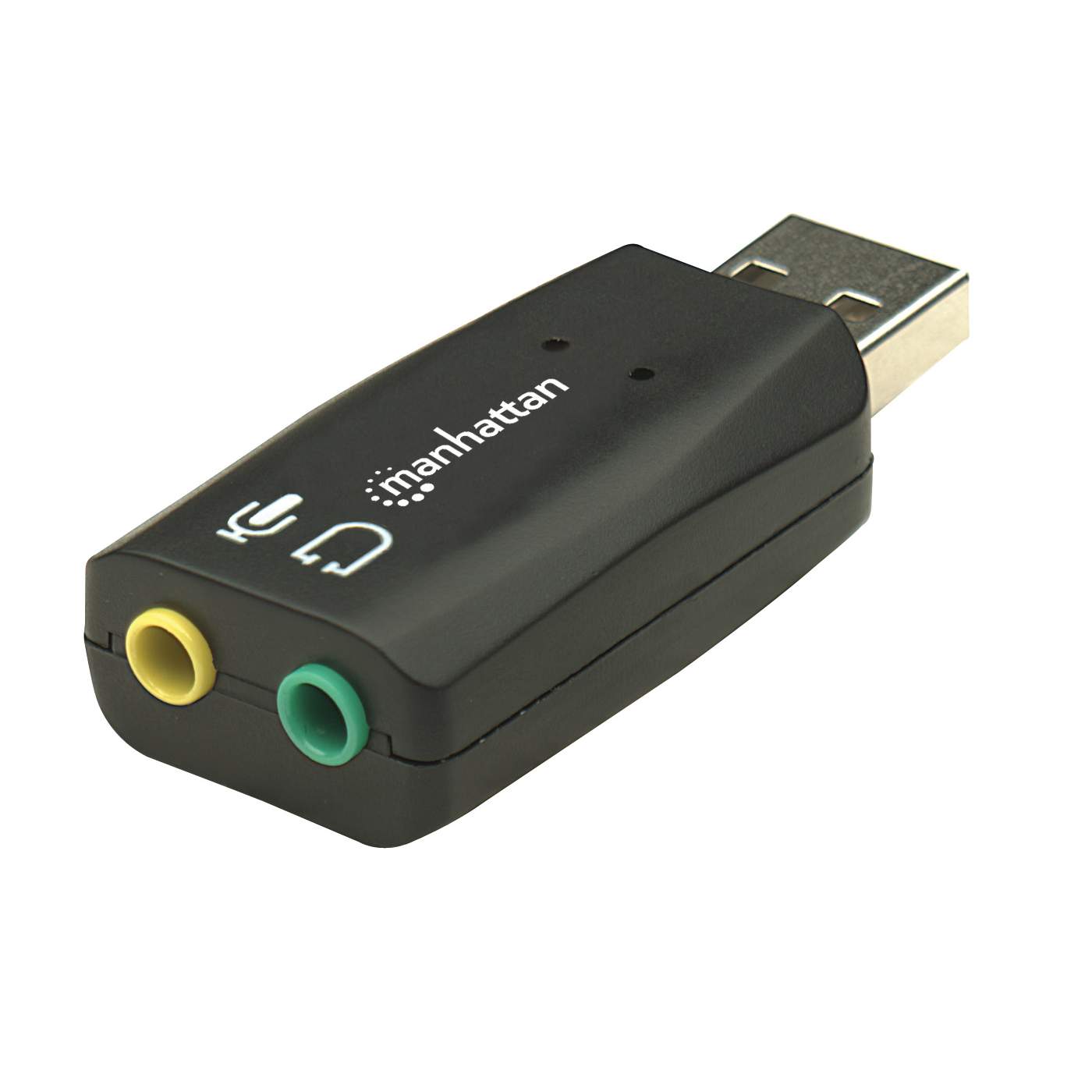 ADAPT USB-A PARA 3.5MM HIGH SPEED, MANHATTAN PRETO