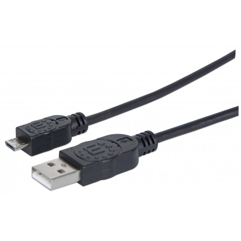 CABO USB-A 1.8MT (M) TO MICRO-B (M) PRETO MANHATTAN