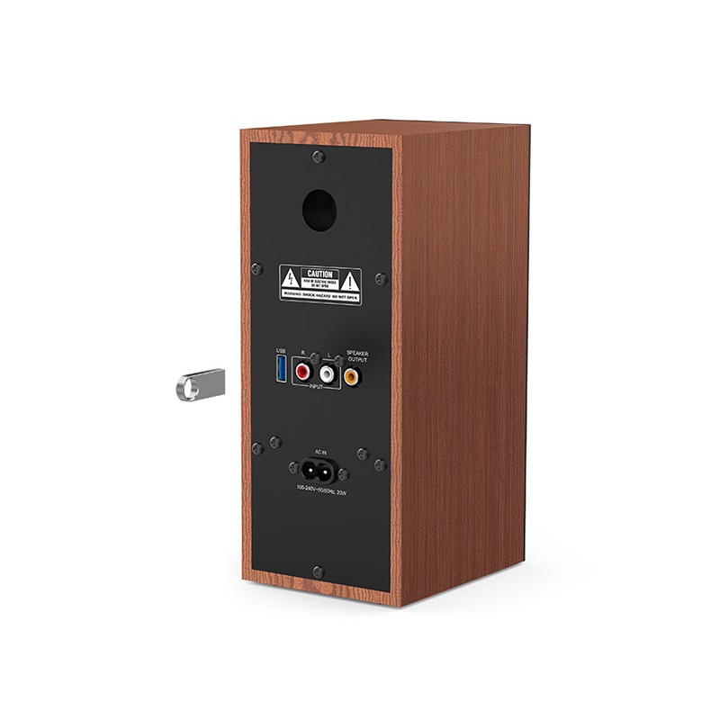COLUNAS GENIUS SP-HF800BT 20W 3 WAY BT MADEIRA