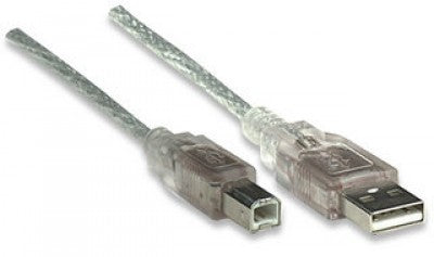 CABO USB-A 3MT (M) TO USB-B (M) PRATA MANHATTAN