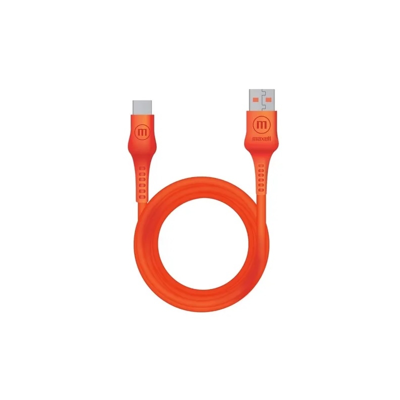 CABO MAXELL USB PARA USB-C JELLEEZ ORANGE