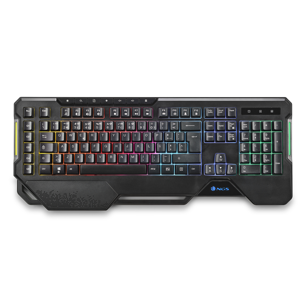 TECLADO NGS GAMING FULL RGB LAYOUT PROGRAMMABLE GKX-450