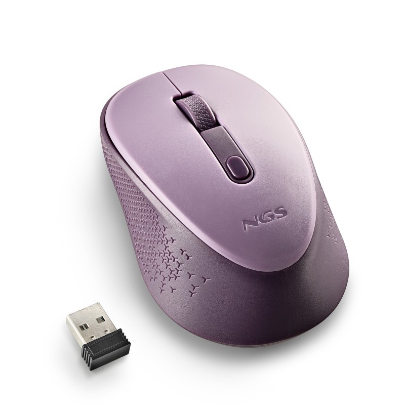MOUSE NGS DEW SILENT WIRELESS 2.4GHZ LILÁS