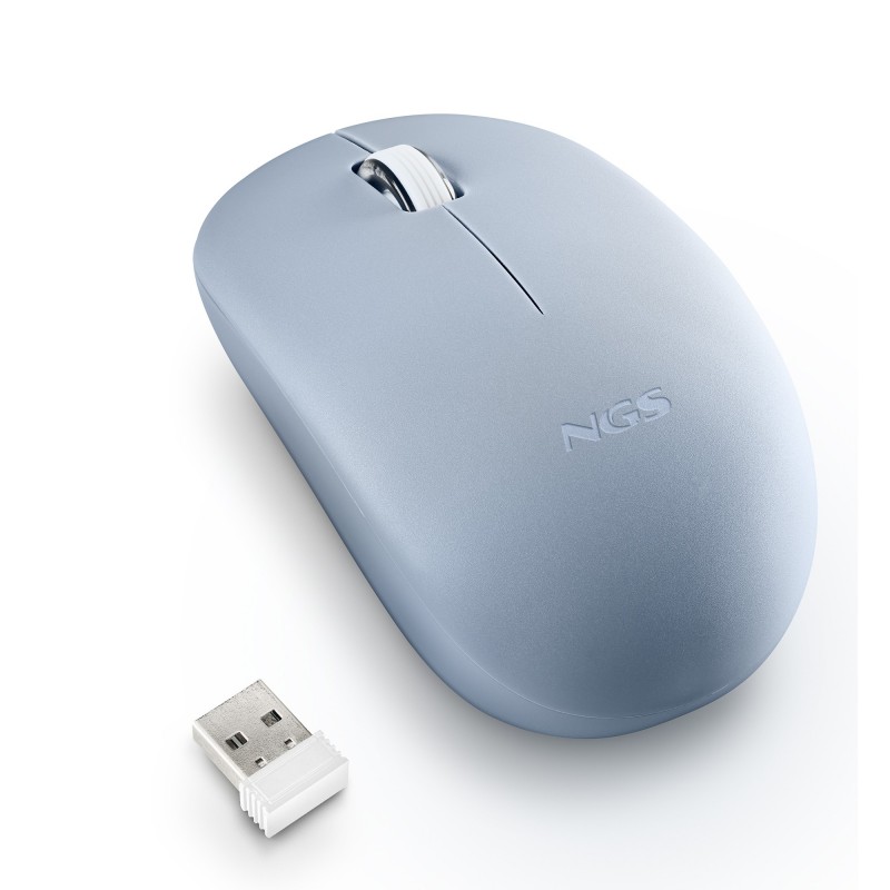 MOUSE NGS FOG SILENT WIRELESS 2.4GHZ AZUL