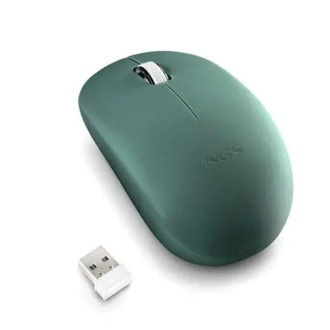MOUSE NGS FOG SILENT WIRELESS 2.4GHZ VERDE