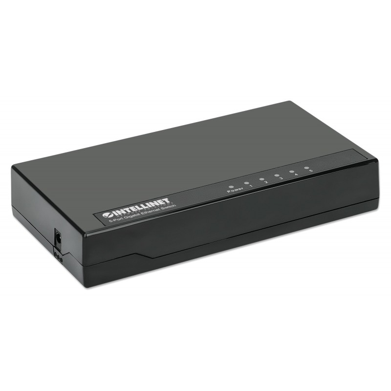 SWITCH 5 INTELLINET 10/100/1000 GIGABIT PLASTICO PRETO