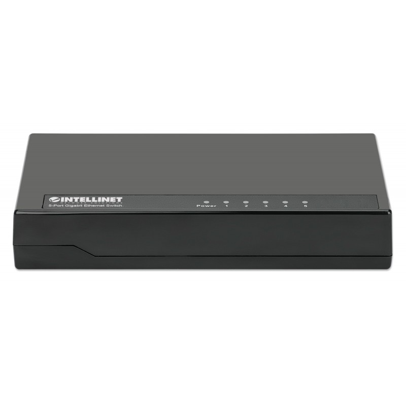 SWITCH 5 INTELLINET 10/100/1000 GIGABIT PLASTICO PRETO