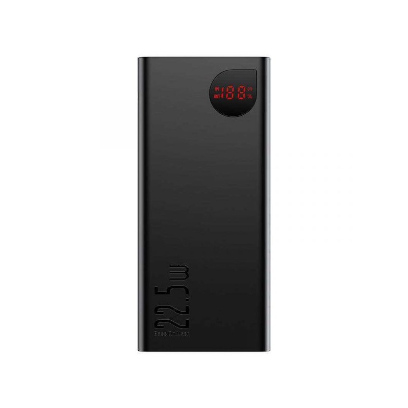 POWERBANK BASEUS 20000MAH ADAMAN METAL PRETO