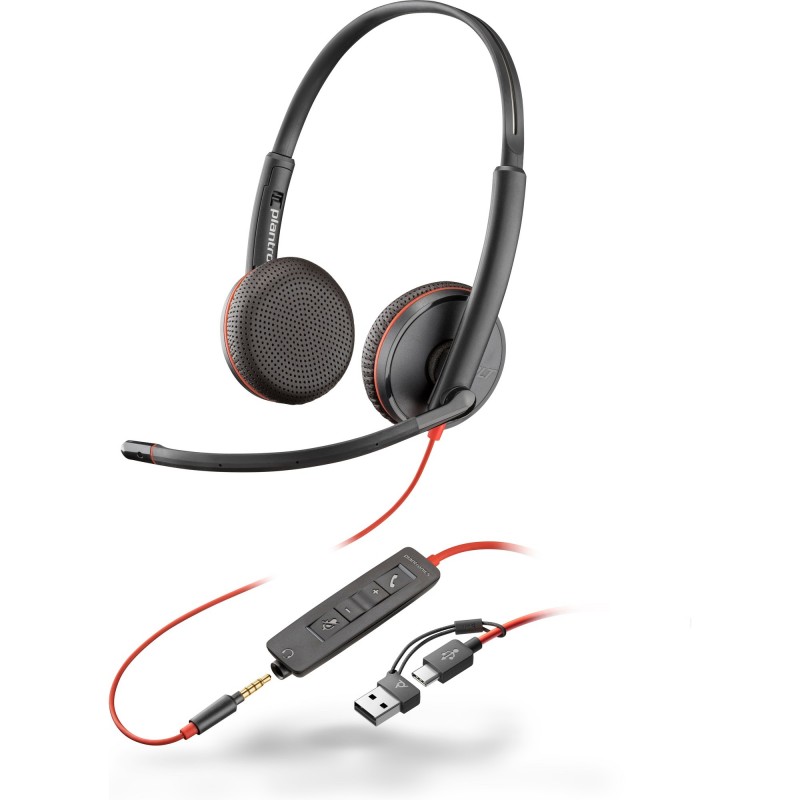 HS POLY BW 3225 USB-C HS +USB-C/A