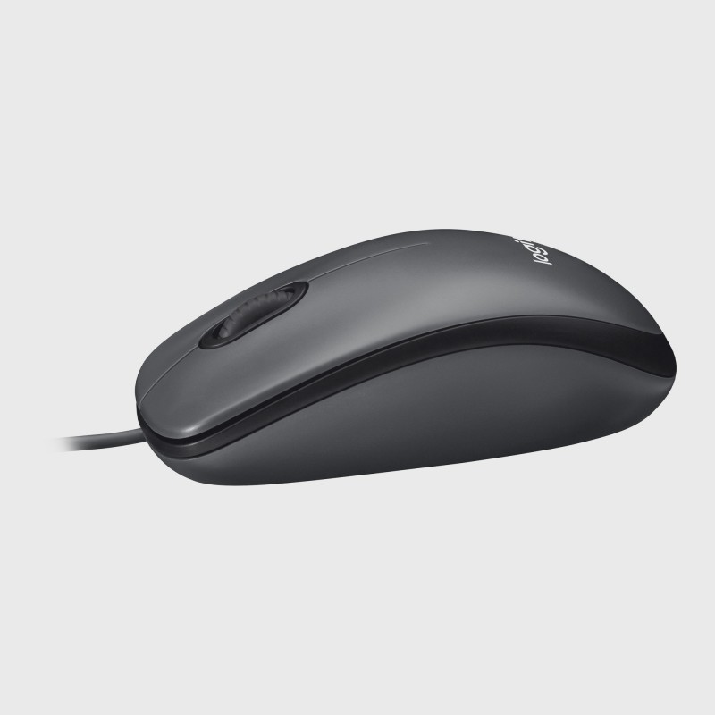 MOUSE LOGITECH USB M100 PRETO C/FIO