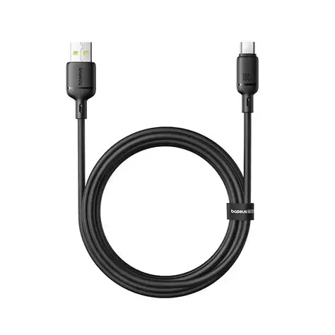 CABO BASEUS SILKY FC CABLE USB TO TYPE-C 100W 2M BLACK