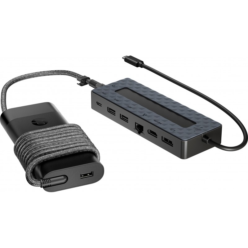 HUB USB-C HP PARA 1HDMI/1USB-C/1DP/1RJ45/2USB-A TRAVEL