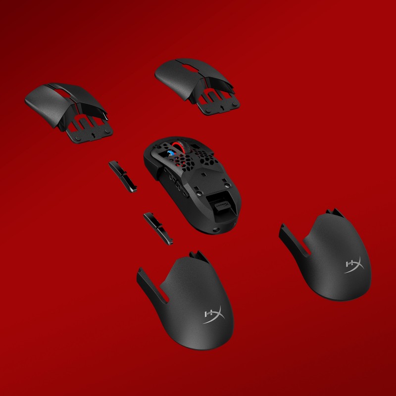 MOUSE HYPERX PULSEFIRE GAMING SAGA PRO WIRELESS BLACK