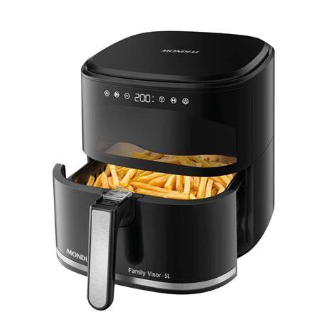 PD FRITADEIRA SEM ÓLEO BERKLAYS AIR FRYER 11L PRETO 2 ZONAS SEPARADAS