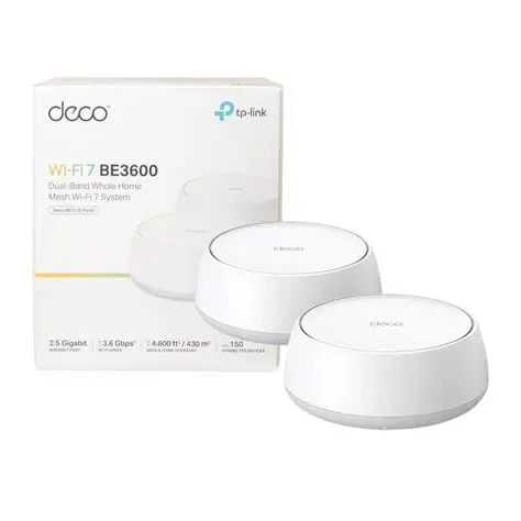 ROUTER TP-LINK WIFI 7 BE3600 WHOLE HOME MESH (2-PACK)