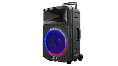COLUNA WINTECH TCHILO PARTY 1.0 PARTY LED 200W RMS BT/USB/SD PRETA