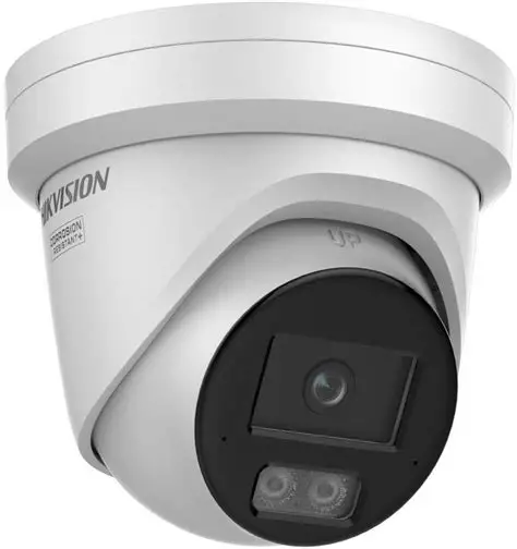4 MP Smart Hybrid Light Com ColorVu Fixed Turret Network Camera
