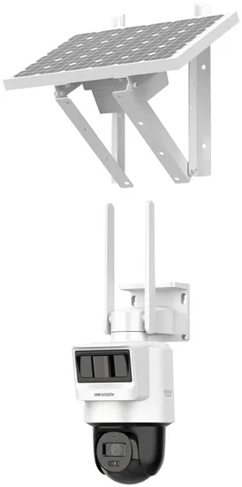 2MP Camera PTZ 4G com Painel Solar SD Card Slot 2.8mm