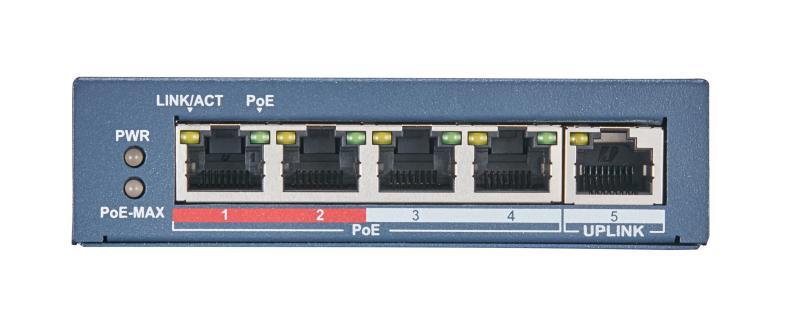 4 Port Fast Ethernet Unmanaged POE Switch