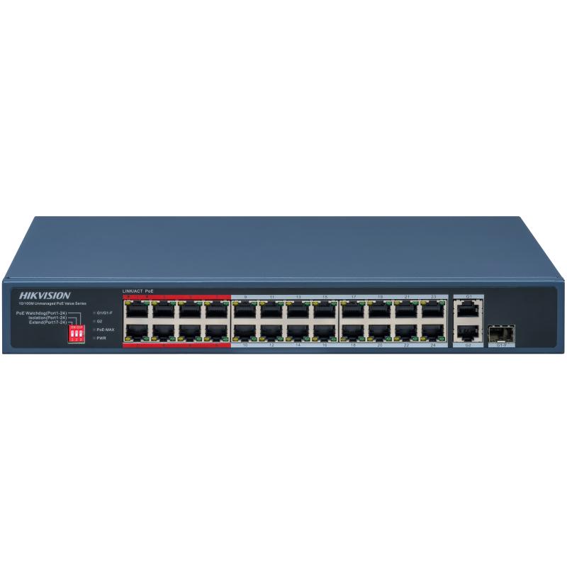 24 Port Fast Ethernet Unmanaged POE Switch