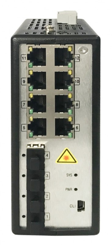 8 Port Gigabit Full Managed Industrial POE Switch