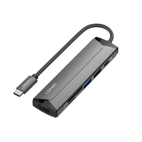 DOCK. USB-C TRAVEL LDNIO 2XUSB USB-C HDMI SDCARD MICROSD