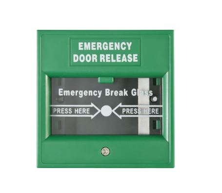 Exit & Emergency Button Green