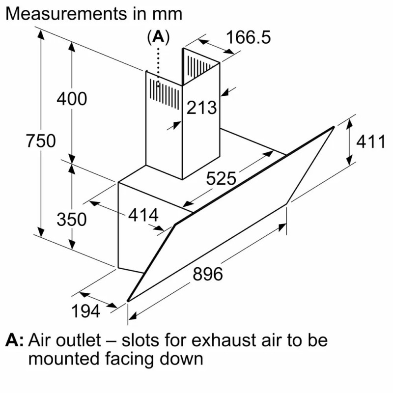 GD B-IN EXAUSTOR BOSCH 90CM SERIES 4 PRETO