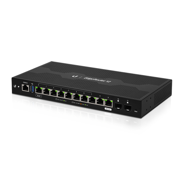 EdgeRouter 10-Port Gigabit Router with Passive PoE and 2 SFP Ports