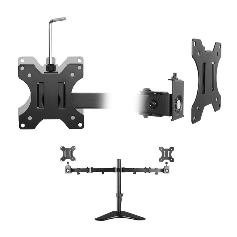 SUPORTE EWENT C/ BASE P/ 2 MONITORES ATÉ 32