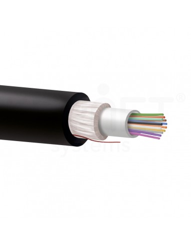 Cabo 8fo holgada G657A2 monotubo, Fv, LSZH Cca-s1,d0,a1 negro