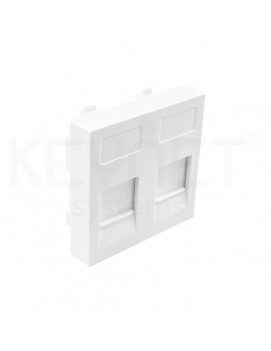Módulos Tomada Dupla para RJ45 45x45