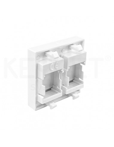 Módulos Tomada Dupla para RJ45 45x45