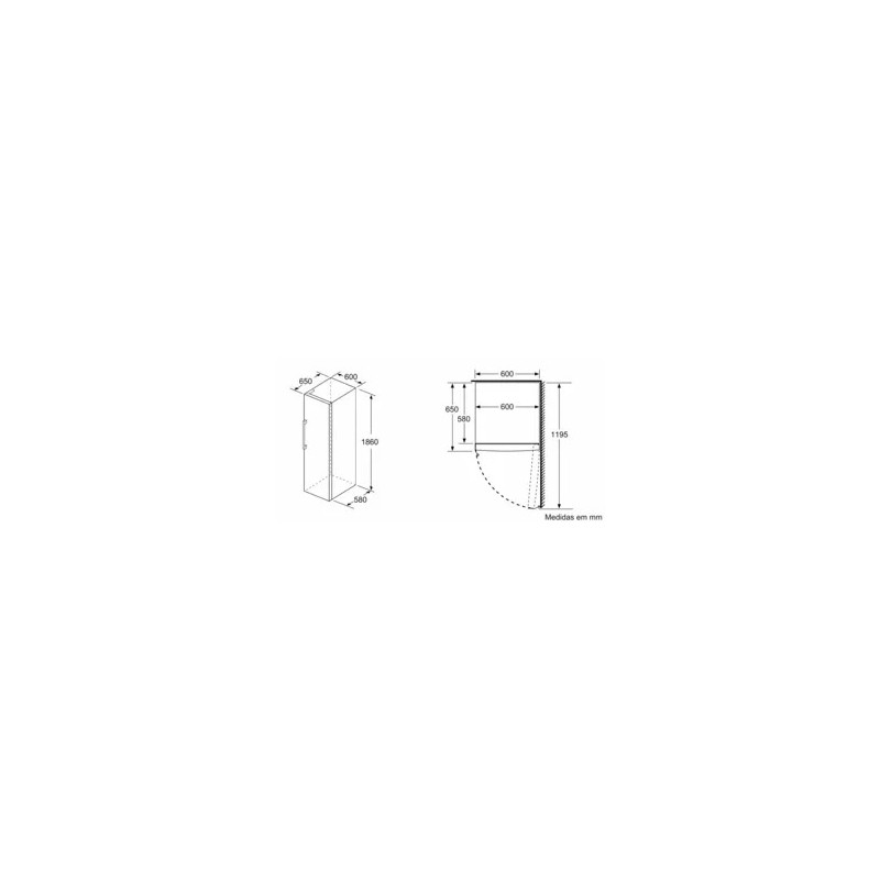 GD ARCA VERT. BOSCH 255L SERIE 4 INOX