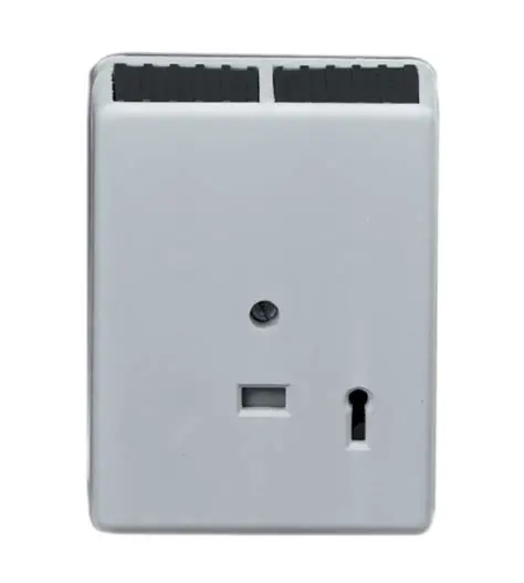 Botão Pânico - Duplo Reed SW, Reset Por Chave - Contacto NF - Branco