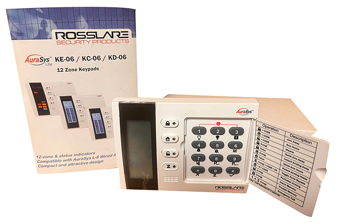 12 Zone LCD Keypad with Dot-Matrix Text Area for L6