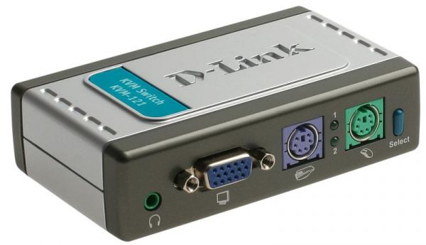 2-port PS/2 KVM Switch with Audio Support