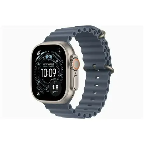 SMARTWATCH APPLE ULTRA 3 GPS+CELULAR 49MM TITÂNIO CINZENTO BRACELETE AZUL