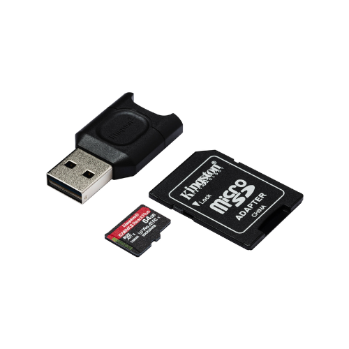 MOD MICRO SD 16GB CL10 REACT PLUS + ADAPTADOR KINGSTON