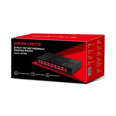 SWITCH 8 MERCUSYS GIGABIT DESKTOP