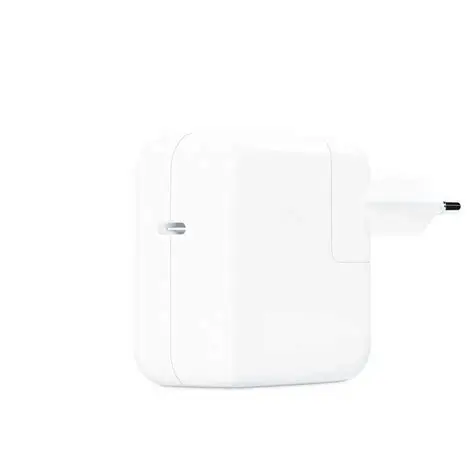 CARREGADOR TOMADA APPLE 30W EU 1 USB-C S/CABO POWER DELIVERY (PD) BRANCO