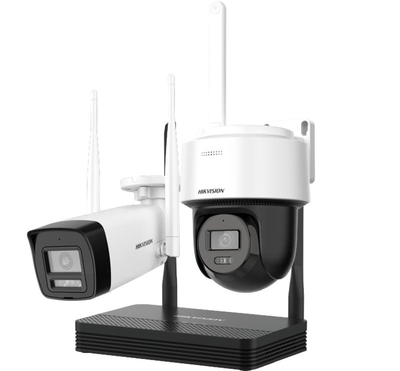 2MP H.265 One bullet + One PTDome WiFi NVS Kit