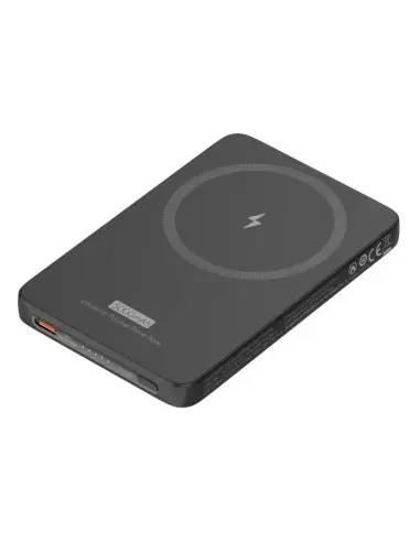 CARREGADOR POWERBANK + WIRELESS MAGNÉTICO LDNIO PQ28 15W 5000MAH USB-C PRETO