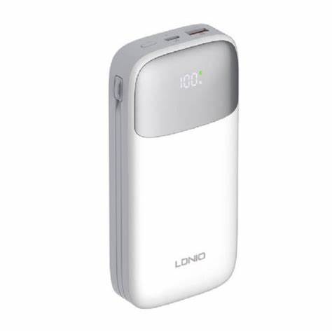 CARREGADOR POWERBANK LDNIO PQ30 22.5W 30000MAH USB-C/USB-A/LIGHTNING PRETO