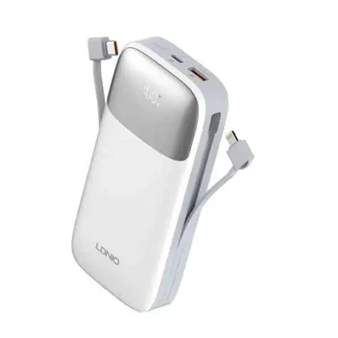 CARREGADOR TOMADA LDNIO 60W EU C/CABO USB-C PARA LIGHTNING 1M PD3.2